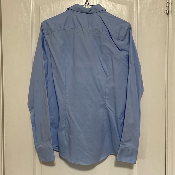 Ralph Lauren Non-Iron Fitted Blue Button Up - Picture 2 of 6